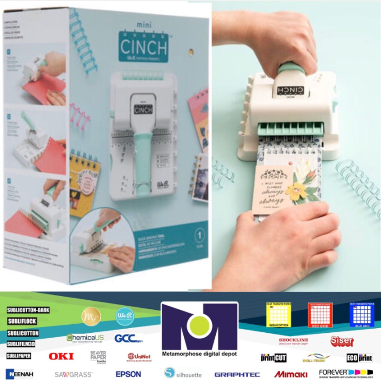 We R Memory Keepers Mini Cinch Book Binding Tool 661388